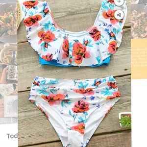 Two piece bathing suit NWT